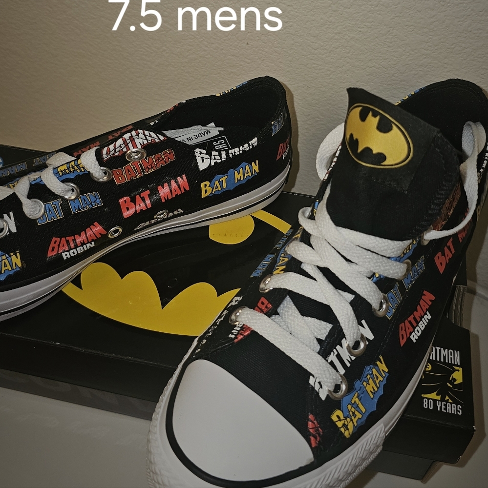 Converse DC Batman 80 years low top men's 7.5